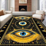 Contemporary Blue Tones Decor(Black)