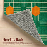 Lively Retro Shapes(Green)