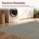 Ultra Soft Area Rug, Non Slip, Stain Resistant, Washable Area Rugs for Living Room, Bedroom, Sleek Minimalist Solid Aesthetic(Beige)