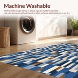 Contemporary Abstract Geometric Motif(Blue)