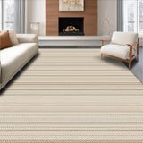 Ultra Soft Area Rug, Non Slip, Stain Resistant, Washable Area Rugs for Living Room, Bedroom, Rustic Warm Tones Coastal Inspiration(Beige)