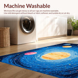 Celestial Cartoon Cosmos Motif(Blue)