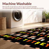 Chic Monochrome Text Statement(Red)