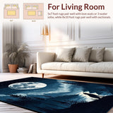 Celestial Wolf Nighttime Aesthetic(Blue)