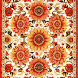 Ultra Soft Area Rug, Non Slip, Stain Resistant, Washable Area Rugs for Living Room, Bedroom, Elegant Round Blooming Design(White)