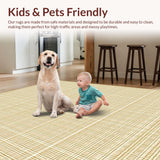 Stylish Lattice Geometry in Earth Tones(Beige)