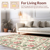 Whimsical Floral Tapestry Effect(Beige)