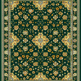 Ultra Soft Area Rug, Non Slip, Stain Resistant, Washable Area Rugs for Living Room, Bedroom, Geometric Spotted Neutral(Green)