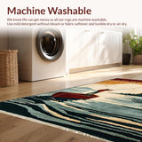 Ultra Soft Area Rug, Non Slip, Stain Resistant, Washable Area Rugs for Living Room, Bedroom, Vibrant Animal-Themed Porch Mat(Beige)