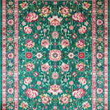 Contemporary Colorful Trellis Artwork(Green)