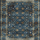 Chic Geometric Medallion Aesthetic(Blue)