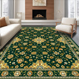 Ultra Soft Area Rug, Non Slip, Stain Resistant, Washable Area Rugs for Living Room, Bedroom, Geometric Spotted Neutral(Green)