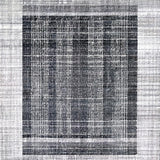 Ultra Soft Area Rug, Non Slip, Stain Resistant, Washable Area Rugs for Living Room, Bedroom, Striking Black White Doormat: Geometric Farmhouse Welcome Rug(Gray)