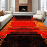 Dynamic Lava Thematic Artwork(Red)