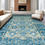 Contemporary Abstract Blue Tones(Blue)