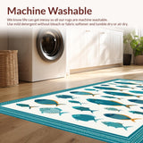 Coastal Aqua Graphic Motif(Blue)