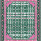 Cozy Vintage Geometric Composition(Green)