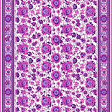 Ultra Soft Area Rug, Non Slip, Stain Resistant, Washable Area Rugs for Living Room, Bedroom, Artistic Abstract Floral Waves(Purple)