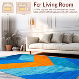 Bright Pastel Geometric Touch(Blue)