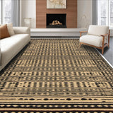 Ultra Soft Area Rug, Non Slip, Stain Resistant, Washable Area Rugs for Living Room, Bedroom, Animal Print Living Room Plush Home Decor Mat(Beige)