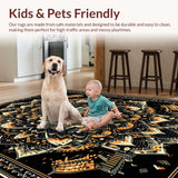 Elegant Abstract Circular Motif(Black)