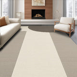 Ultra Soft Area Rug, Non Slip, Stain Resistant, Washable Area Rugs for Living Room, Bedroom, Chic Neutral Tiled Composition(Beige)