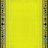 Ultra Soft Area Rug, Non Slip, Stain Resistant, Washable Area Rugs for Living Room, Bedroom, Eclectic Scalloped Edge Decor(Yellow)