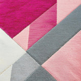 Ultra Soft Area Rug, Non Slip, Stain Resistant, Washable Area Rugs for Living Room, Bedroom, Shaggy Modern Dorm Rug for Girls Room(Pink)