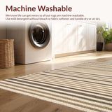 Ultra Soft Area Rug, Non Slip, Stain Resistant, Washable Area Rugs for Living Room, Bedroom, Versatile Indoor Medium Pile Meditation Rug(Beige)