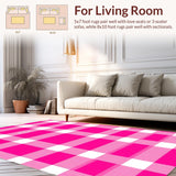 Charming Geometric Smiley Motif(Pink)