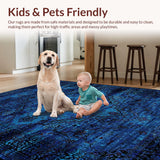 Trendy Stylish Diamond Motif(Blue)