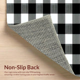 Chic Rustic Checkered Motif(Black)