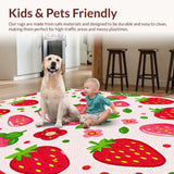 Charming Pastel Strawberry Motif(Pink)