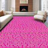 Ultra Soft Area Rug, Non Slip, Stain Resistant, Washable Area Rugs for Living Room, Bedroom, Vibrant Modern Playful Design(Black)