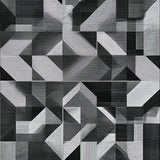 Ultra Soft Area Rug, Non Slip, Stain Resistant, Washable Area Rugs for Living Room, Bedroom, Graphic Gridlock Contemporary Black And White Rug Design(Gray)