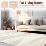 Trendy Abstract Cream Colorplay(Beige)