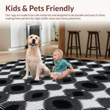 Bold Striped Geometric Statement(Black)