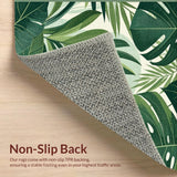 Contemporary Leaf Print Elegance(Green)