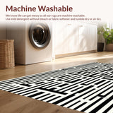 Chic Abstract Tiled Aesthetic Appeal(Black)