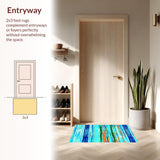 Chic Playful Striped Design(Blue)