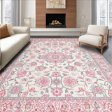 Vibrant Nature Inspired Circular Design(White)