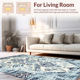 Rustic Blue Tones with Artistic Flair(White)