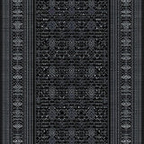 Ultra Soft Area Rug, Non Slip, Stain Resistant, Washable Area Rugs for Living Room, Bedroom, Rustic Minimalist Tiled Aesthetic(Black)
