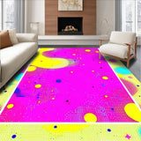 Eclectic Vibrant Curvilinear Shapes(Pink)