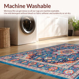 Eclectic Vintage Medallion Motif(Blue)