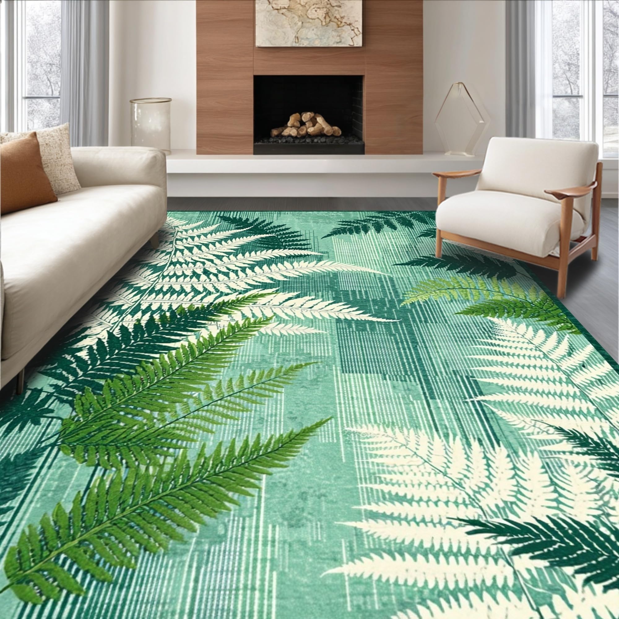 Chic Irregular Gradient Motif Rug – ODIKA