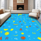 Lively Contemporary Number and Letter Theme(Blue)