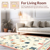 Cozy Round Learning Alphabet Decor(Beige)