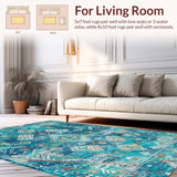 Vibrant Ethnic Patterned Echo(Blue)
