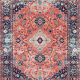 Luxurious Low Pile Geometric Style(Red)